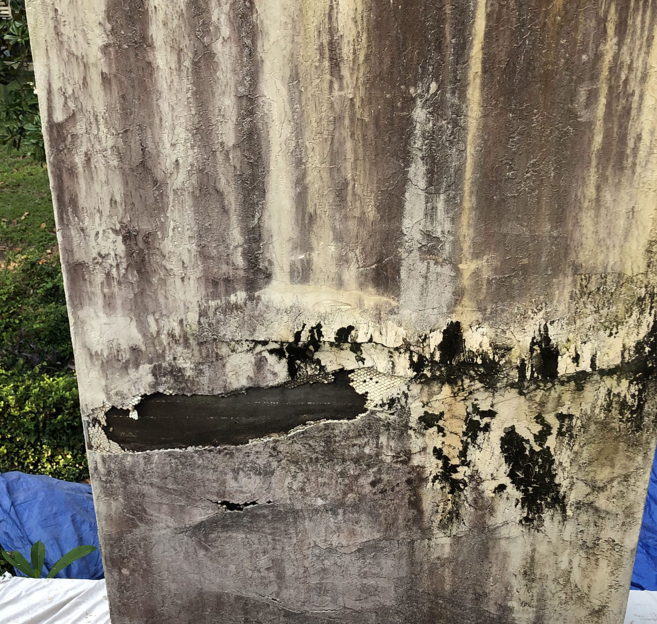 chimney exterior water damage